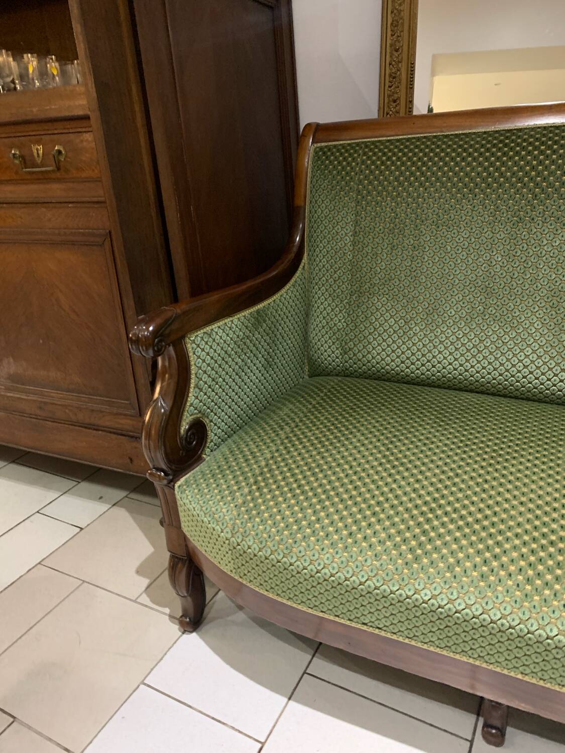 Restoration style sofa