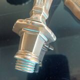 18th century chiseled bronze candlestick