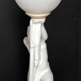 Art deco earthenware lamp