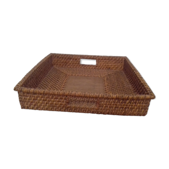 Square Wicker tray