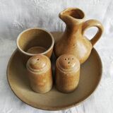 Sandstone condiment set