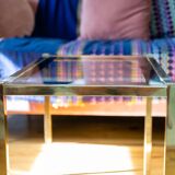 Brass coffee table