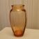 Pink glass vase