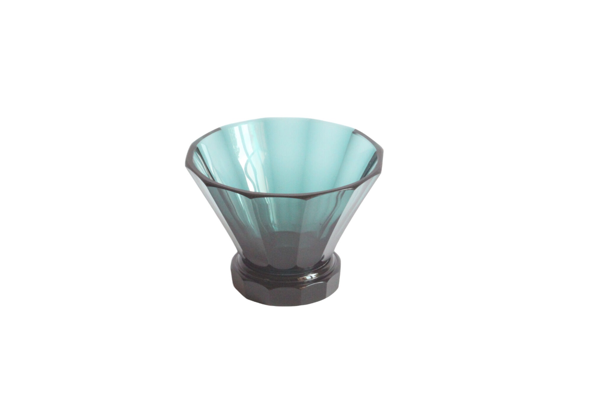 Art deco faceted bowl 1930s