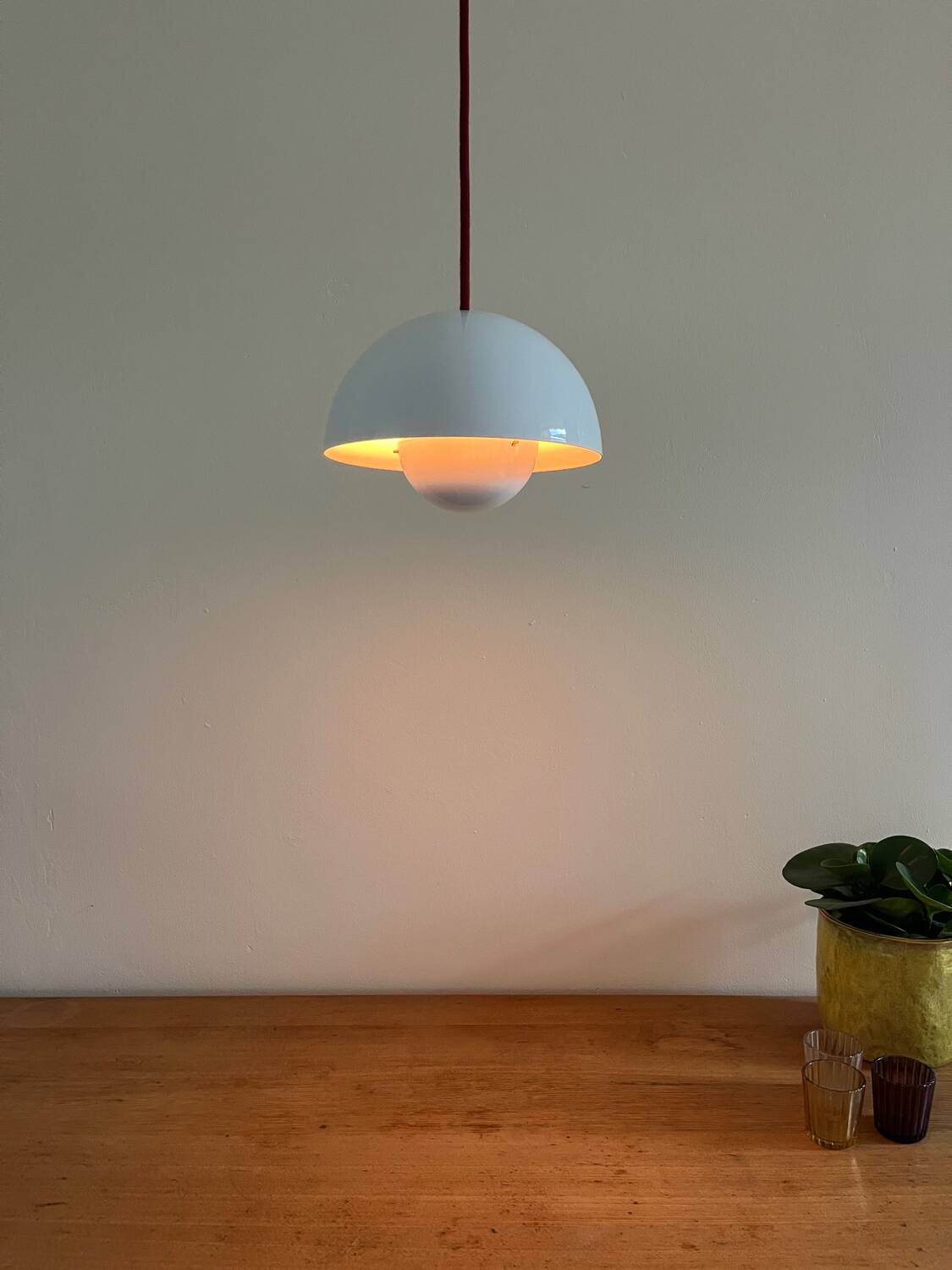 2x Vintage Verner Panton Flowerpot pendant lamp - Louis Poulsen