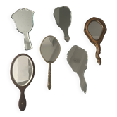 B2B - Set of 6 hand mirrors