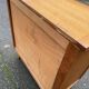 Scandinavian chest of drawers with compass legs, oak, 1950