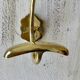 Brass coat rack or coat hook