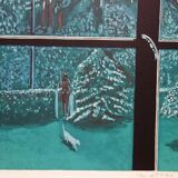 Mathon: Homage to Magritte, original signed lithograph