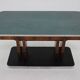 Table à manger Art Déco des années 1930 à Walnut, Tchécoslovaquie