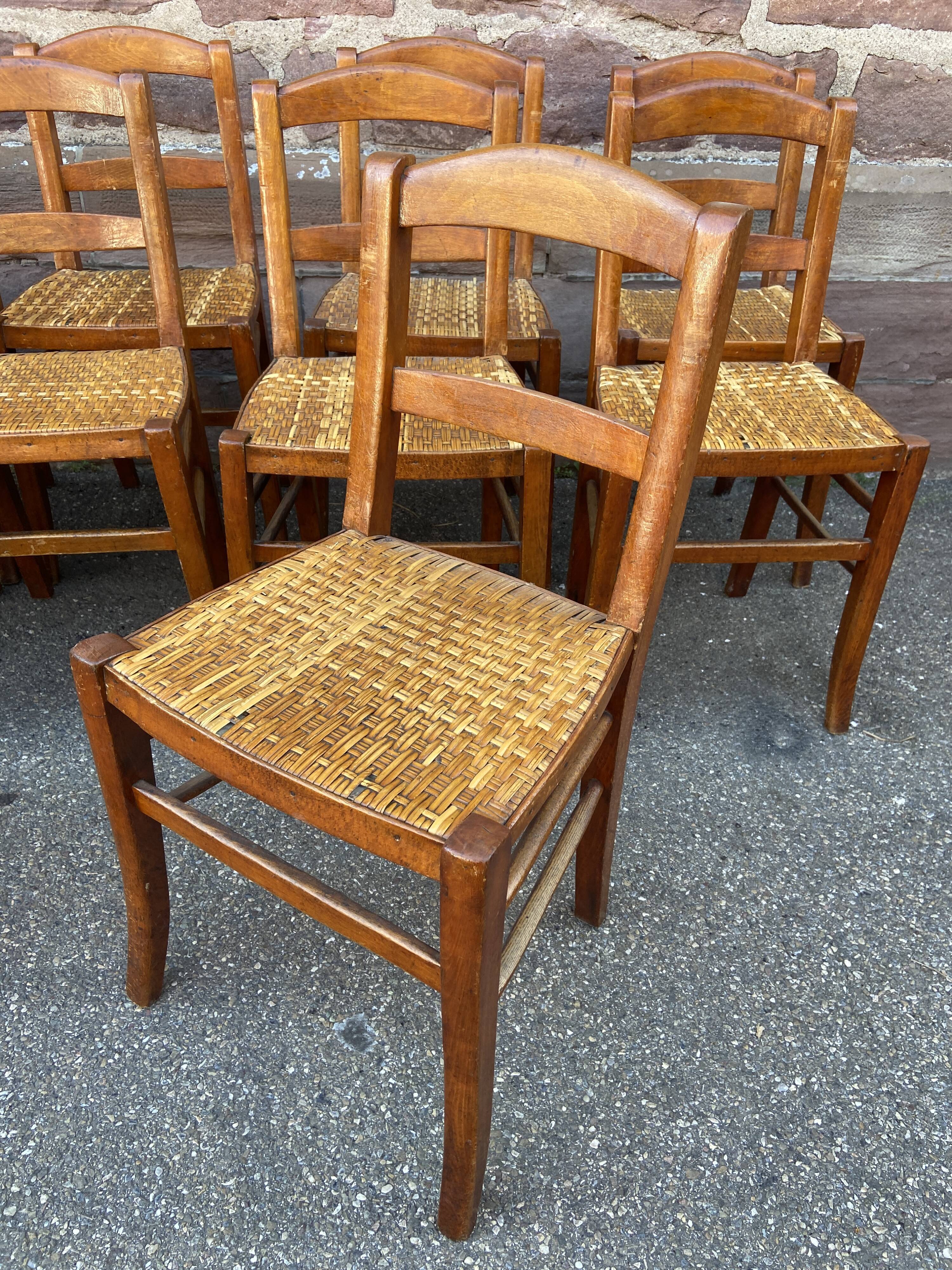 12 chairs brasserie restaurant bistrot 1930 Alsace