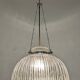 XL dome suspension in blown glass, Italy circa 1960