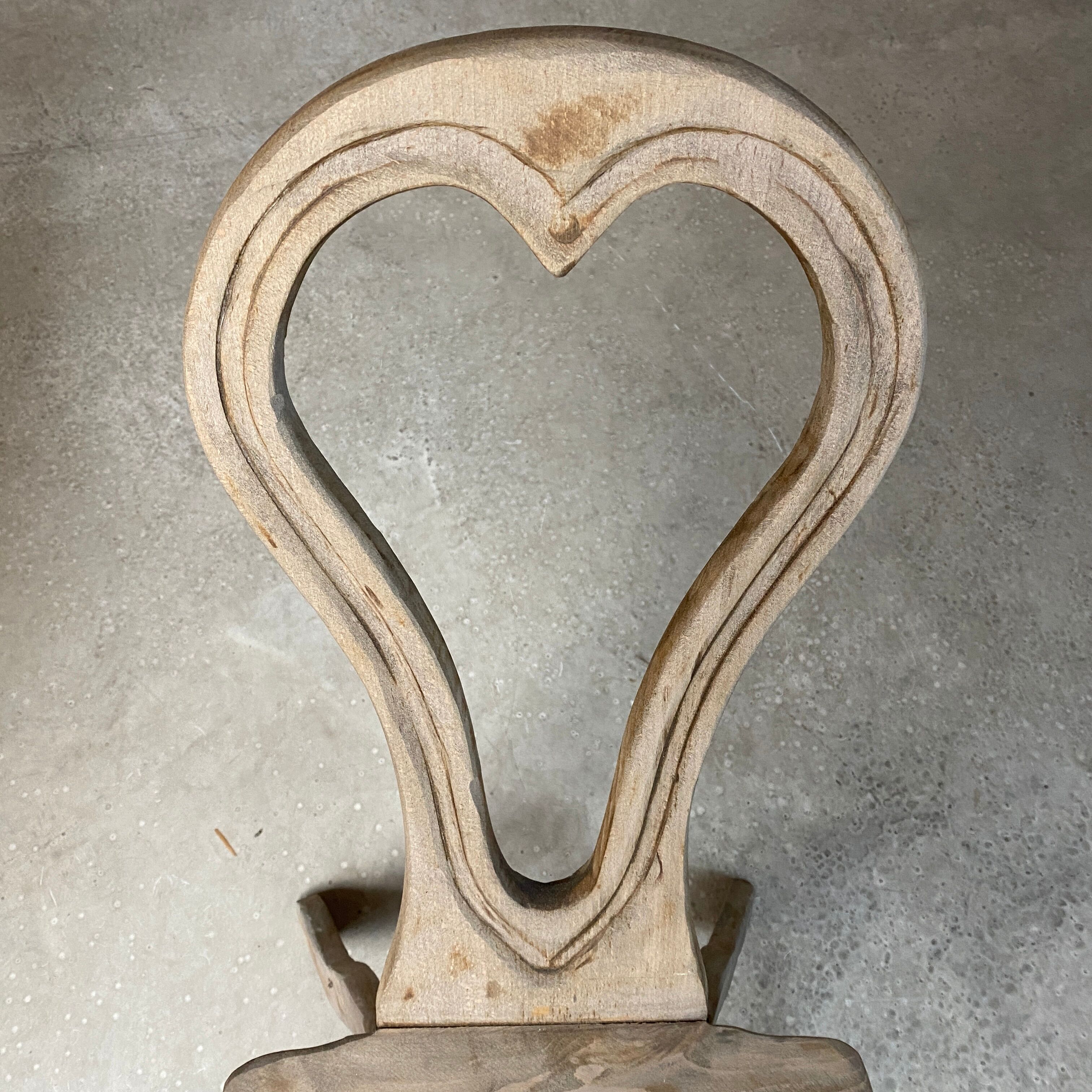 Set of 3 folk art chairs