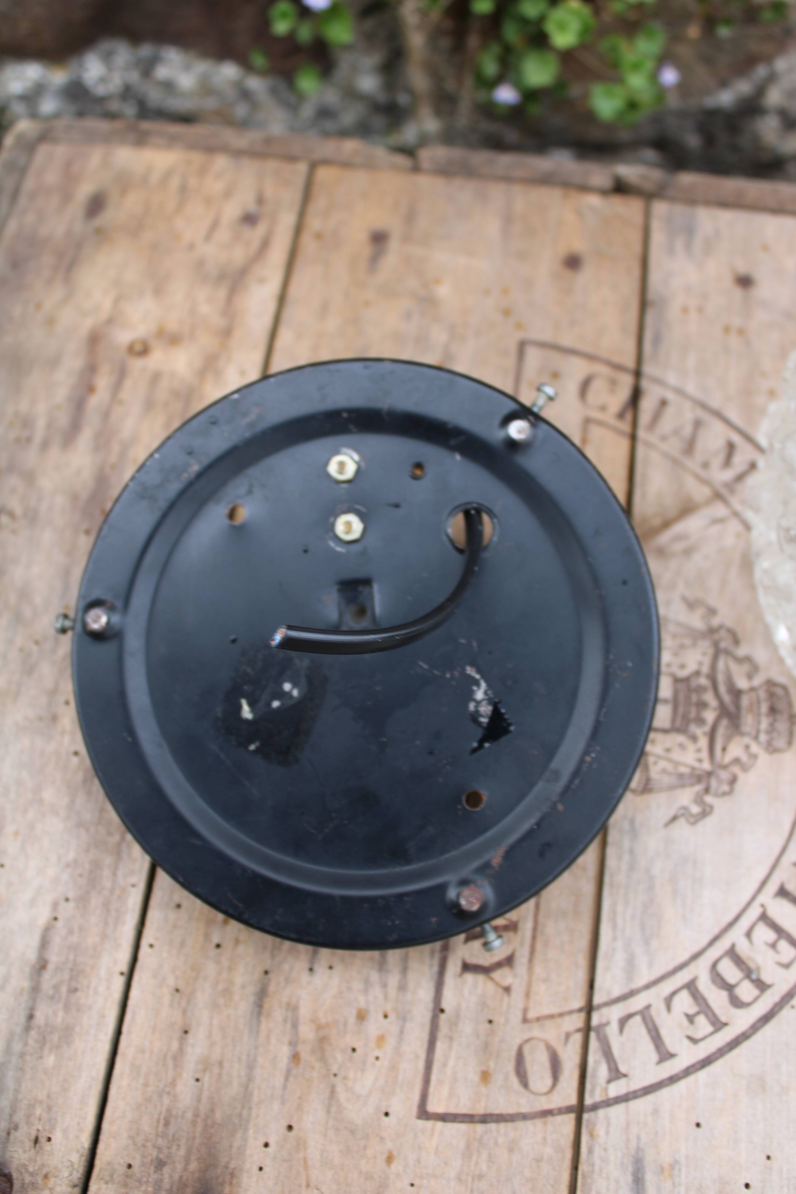 Moulded glass ceiling light