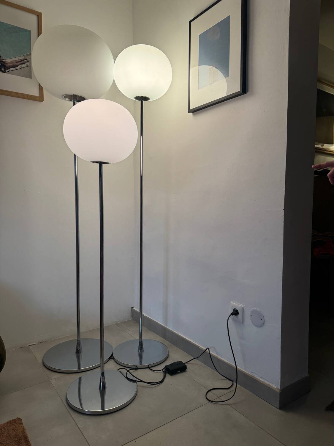 GLO BALL family FLOS floor lamps