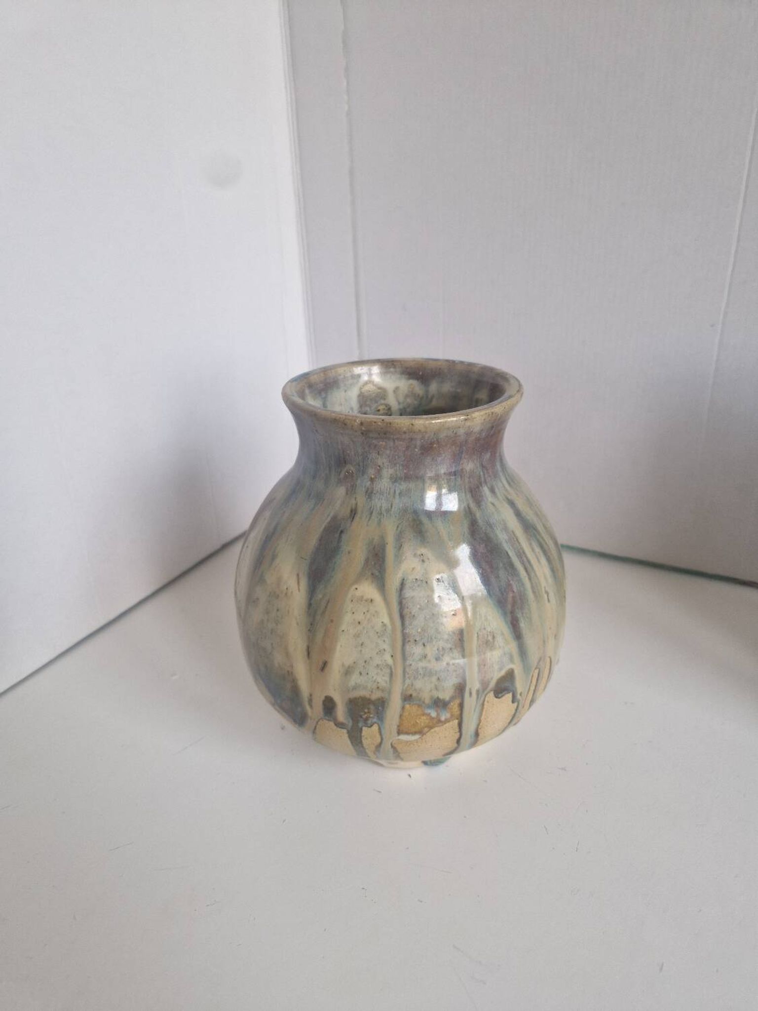 Vase en grès flammé