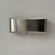 Vintage wall light, brushed metal, France, 1980.