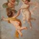 19th century Italian painting of a game of cherubs