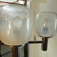 Suspension 1970 Targetti Sankey 3 feux