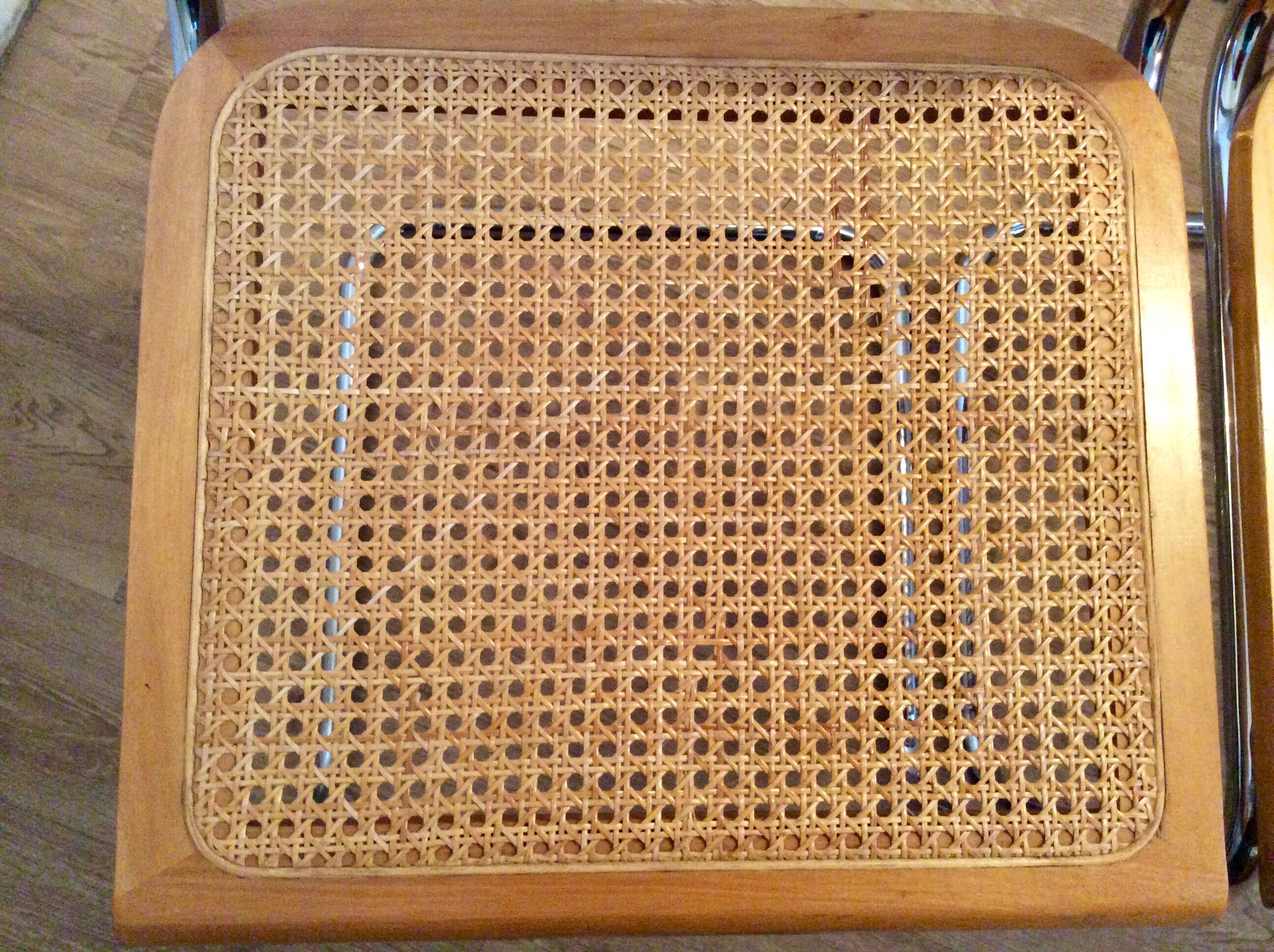 Pair of chairs Marcel Breuer Cesca B32