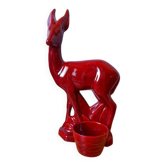 Biche Art Déco En Faïence St Clément