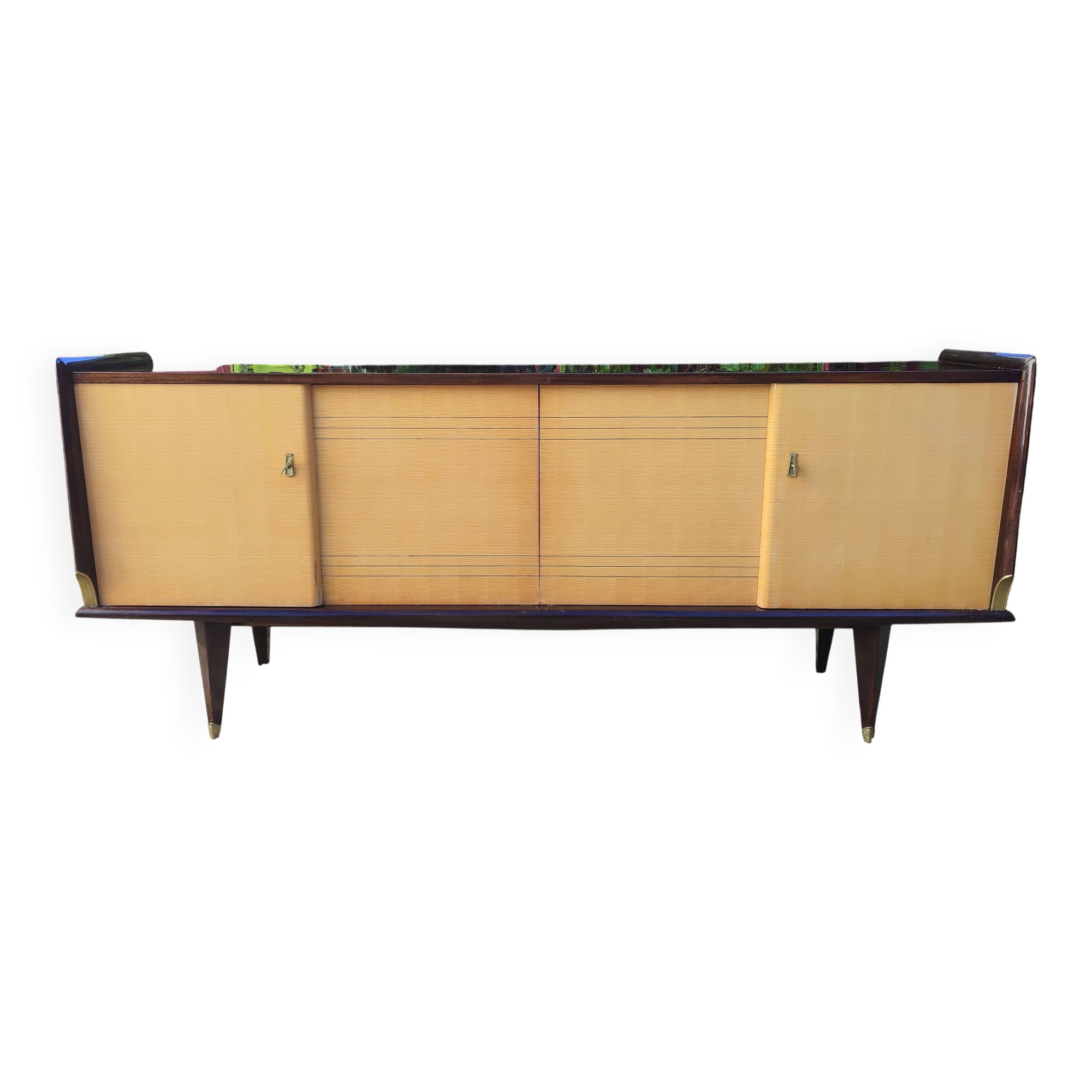 Enfilade buffet with 4 doors - French Mid-Century Luxury Design from the 50s-60s