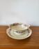Limoges Bernardaud. Sauce boat in porcelain with floral decorations.