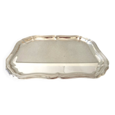 Elegant Table Art Silver-Plated Metal Tray Louis XVI Vintage Style