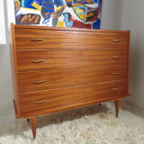 Vintage chest of drawers from the 60s teak