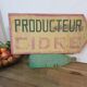 Producer sign