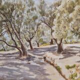 Nature painting table