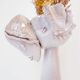 Ceramic sculpture of a female face - flower vase decoration