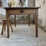 Table de ferme chêne 140 cm