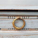 3-plate Gustavian-style curved console