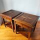 Pair of French-made side tables.
