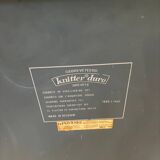 Vintage smoked and natural mirror 1970