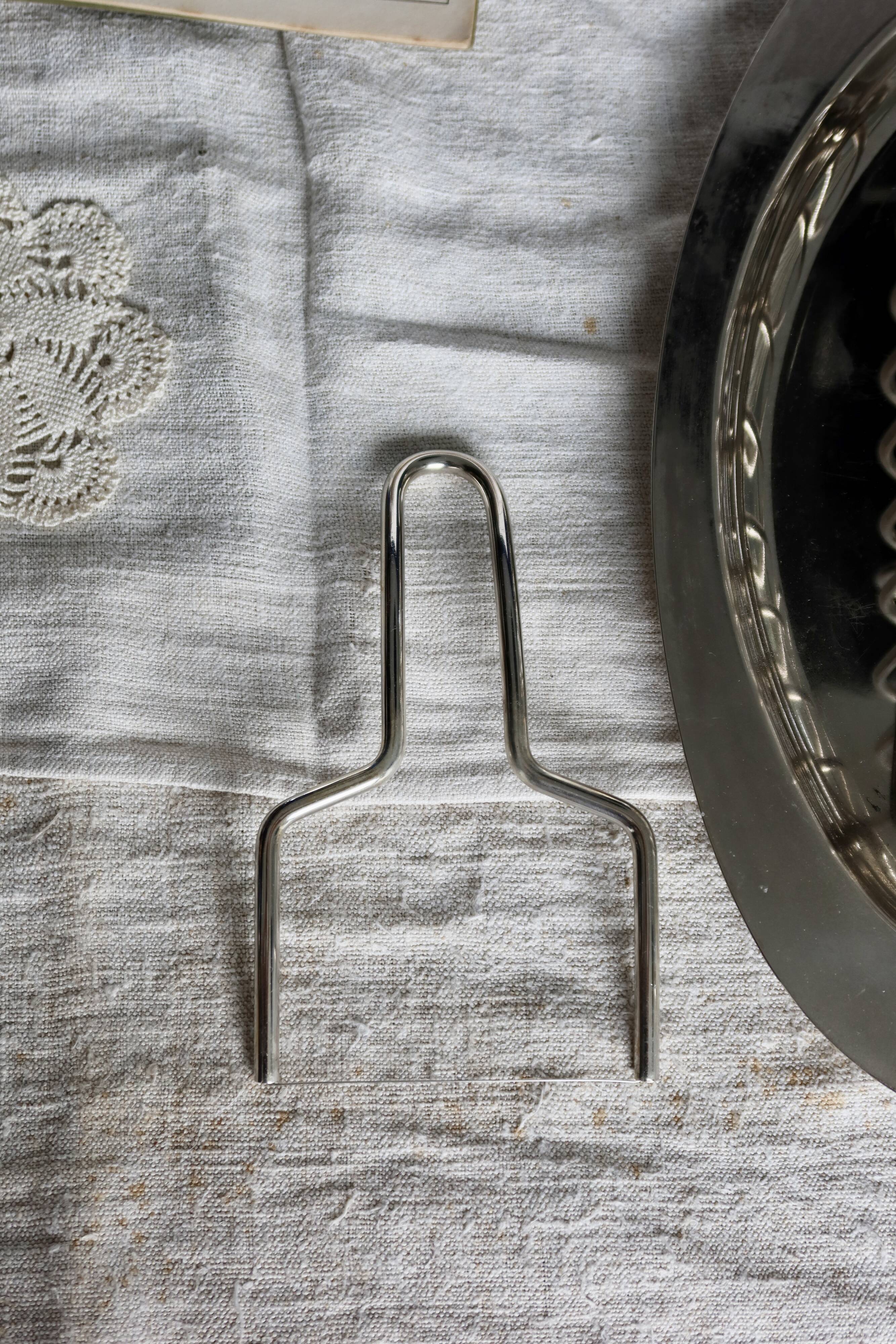 Vintage 3-piece silver-plated foie gras set