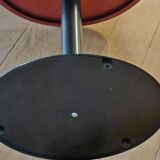 Postmodern Memphis table, red, Ikea, circa 1980