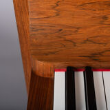 Danish mid-century modern hardwood pianette Bij Louis Zwicki, 1960s