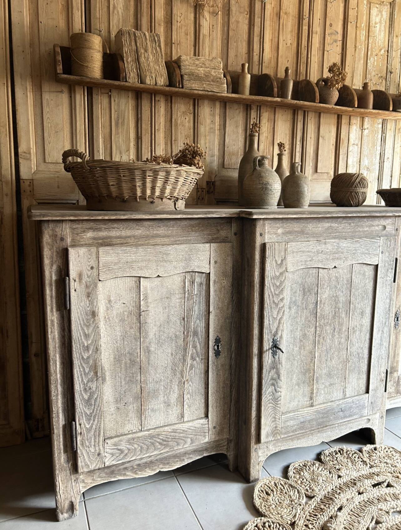 Antique primitive sideboard, side table