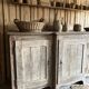 Antique primitive sideboard, side table