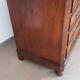 1900 chest of drawers with canted sides, walnut and period walnut veneer, restored
