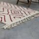 Beni Ouarain rug, 165 x 100 cm || 5.41 x 3.28 feet, P-161