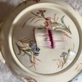 Théière en terre de fer polychrome K&G Luneville Bleuet