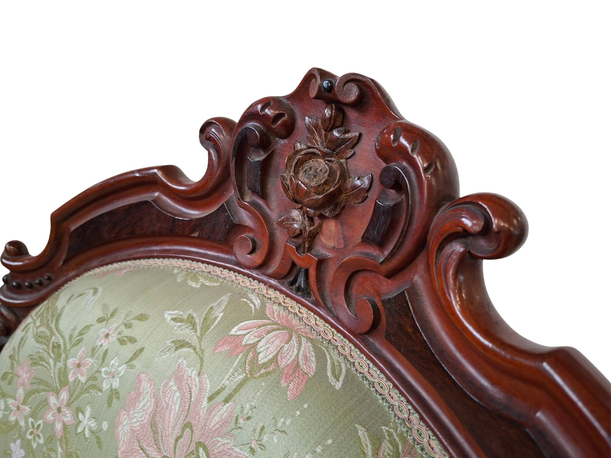 Coppia di Poltrone d'Epoca "Balloon Back" – Stile Rococò Revival (XIX Sec.)