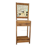 Ancienne console de lobby en teck birman