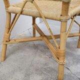 Rattan armchair 1950