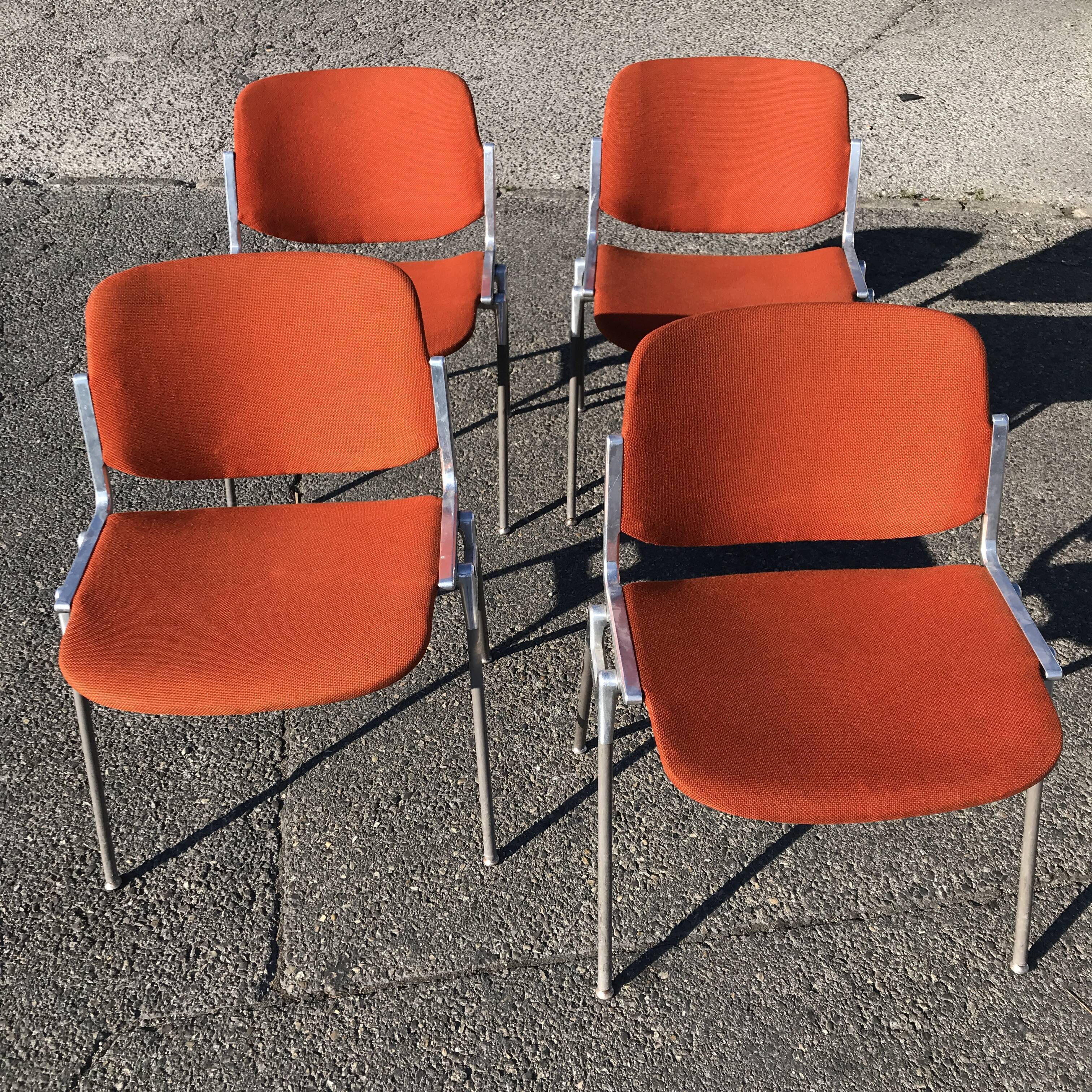 DSC 106 chairs by Giancarlo Piretti for Castelli