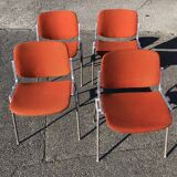 Chaises DSC 106 par Giancarlo Piretti pour Castelli