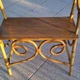 Rattan shelf